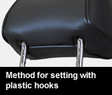 Method for setting with plastic hooks